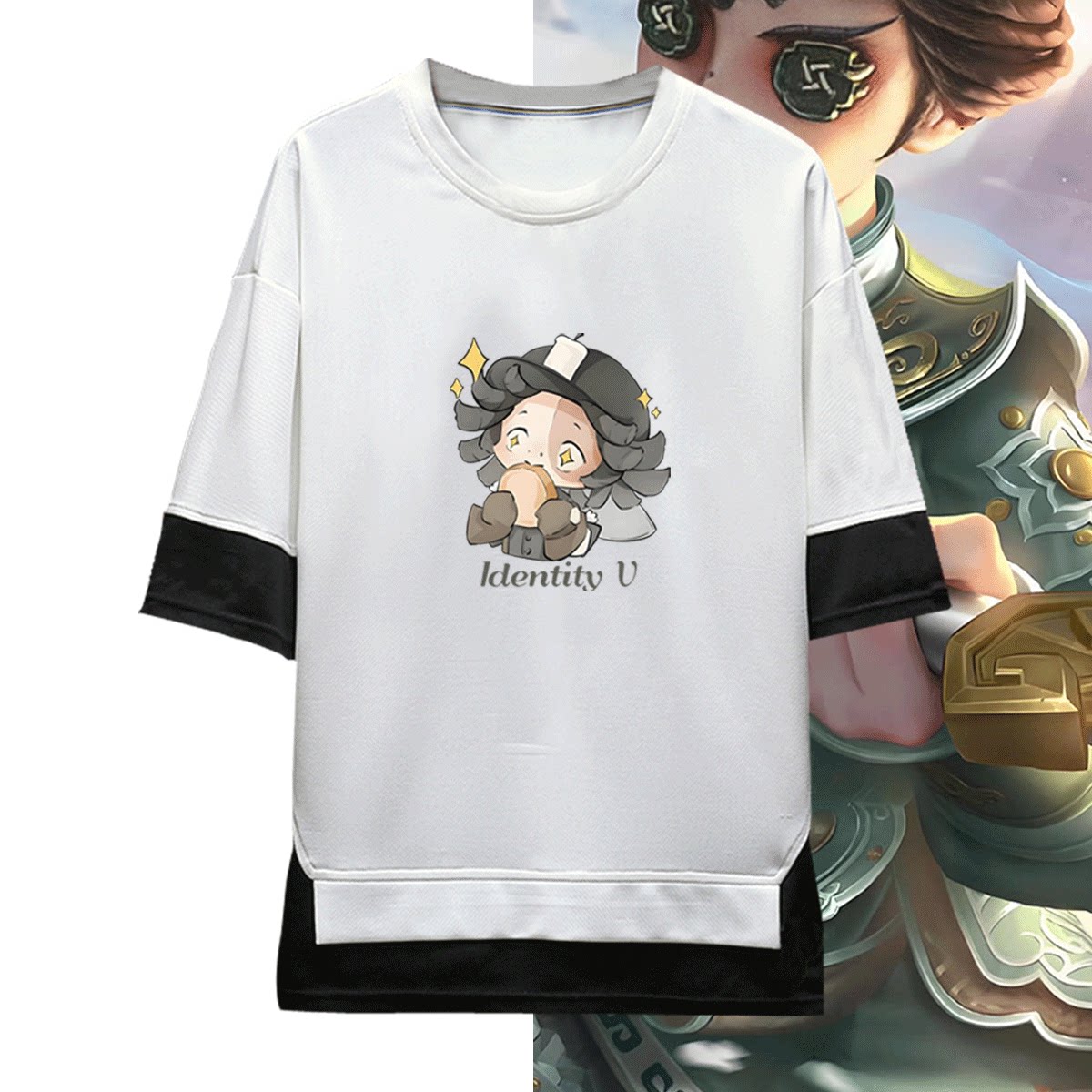 二次元Q版周边男女夏半袖假两件
