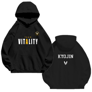 vitality战队队服CSGO电竞ZYWOO载物同款男女比赛服秋冬带帽卫衣