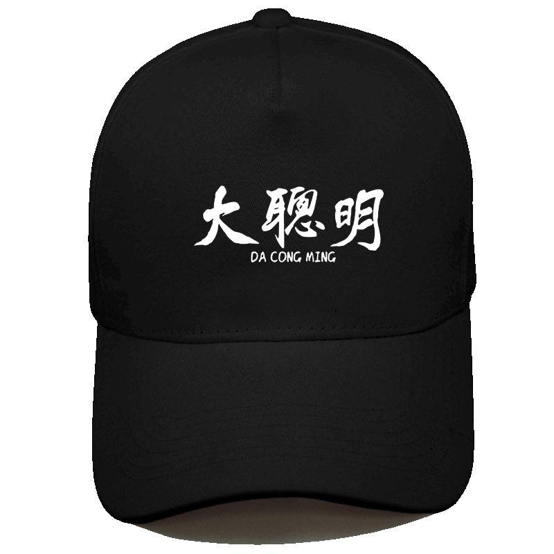 卧龙凤雏兄弟国潮搞笑趣味个性创意文字男女学生遮阳鸭舌棒球帽子