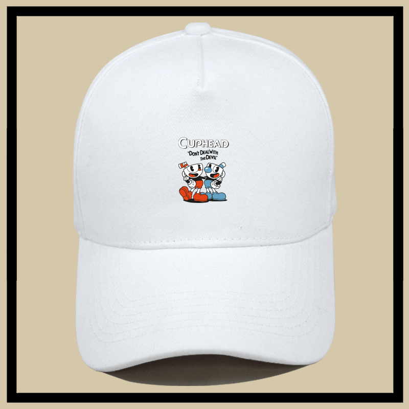 茶杯头大冒险独立游戏steam平台G胖周边男女秋冬定制鸭舌棒球帽子