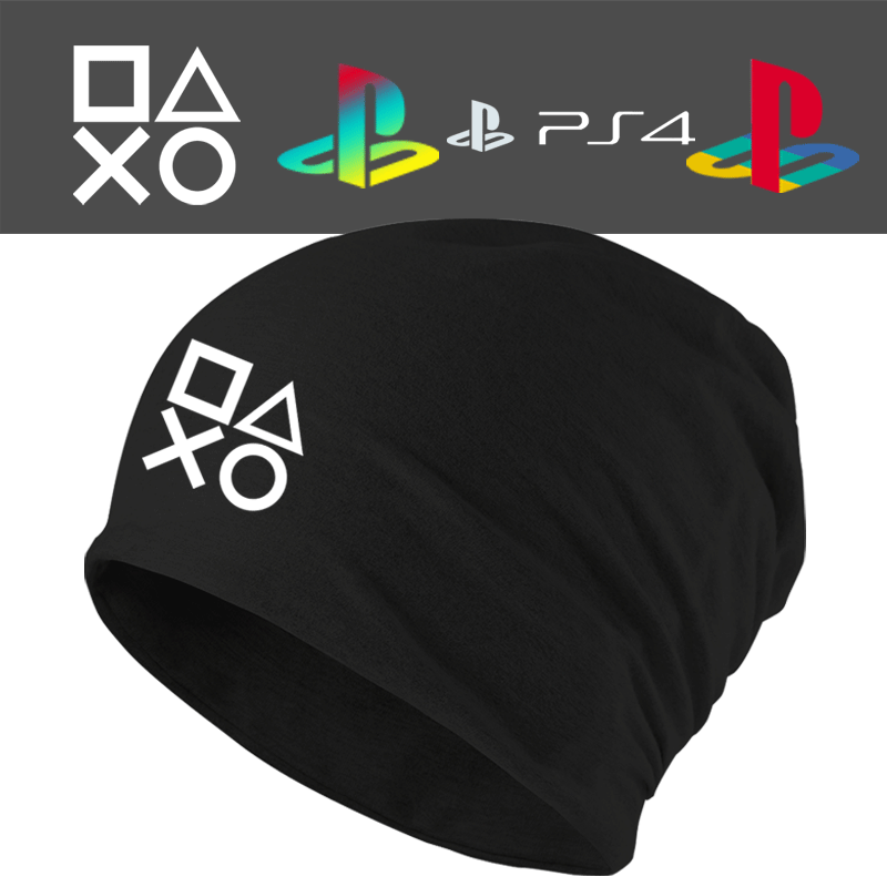 playstation索尼ps游戏机ps4经典周边男女学生封顶头巾帽子包头帽