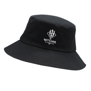 巫师3游戏卡牌昆特牌周边男女夏季情侣盆帽遮阳帽定制学生渔夫帽