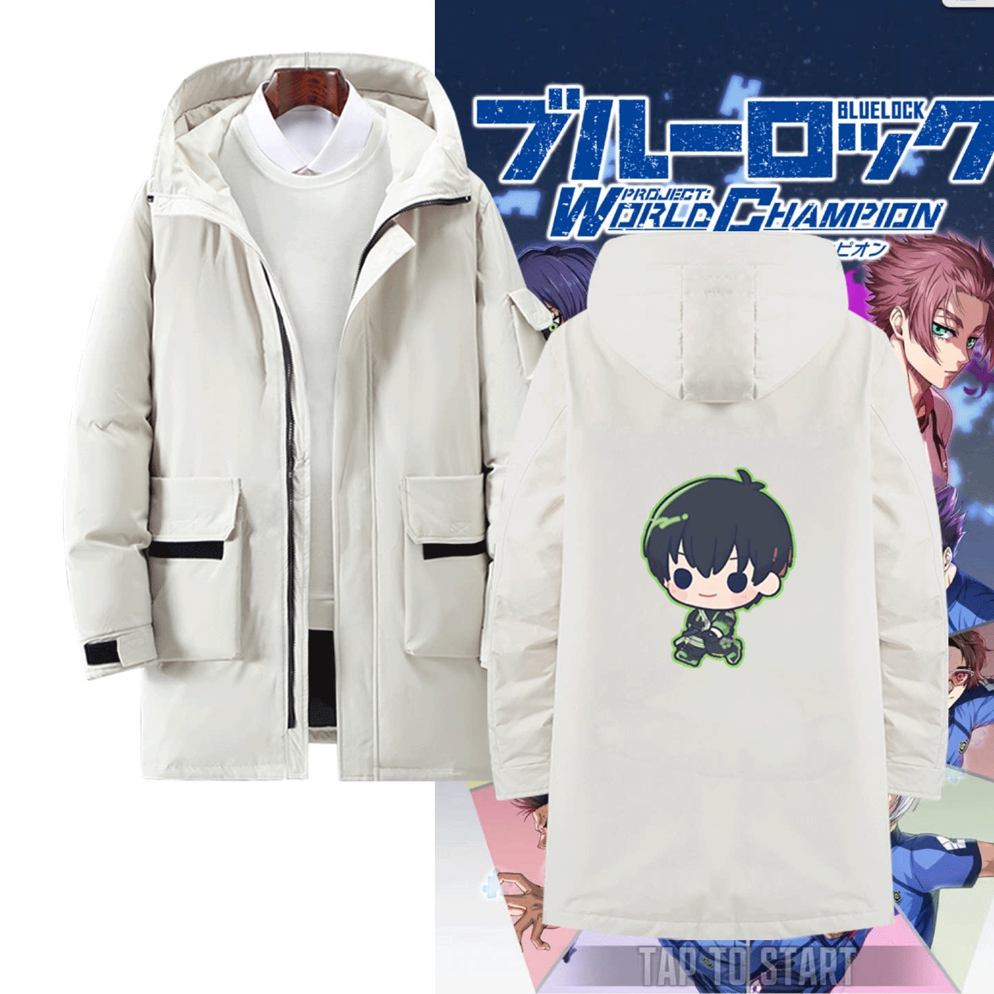 男女二次元休闲百搭可定制羽绒服