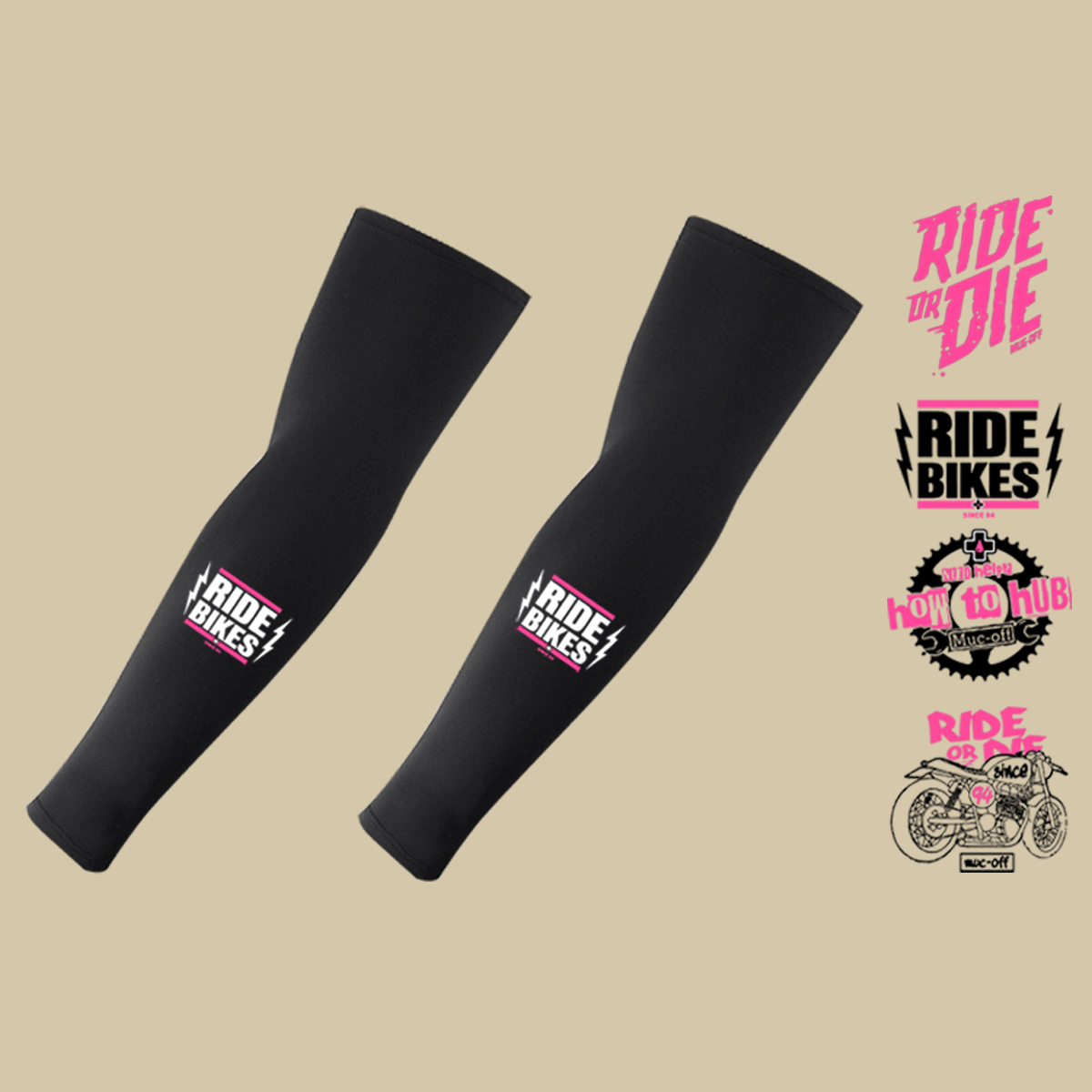 自行车速降山地骑行队服男女情侣冰丝防晒手袖骑行可定制夏季冰袖