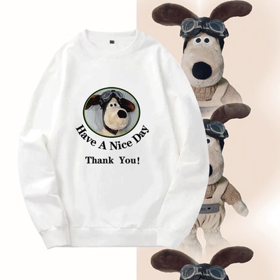 情侣可定制秋冬套头衫圆领卫衣