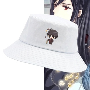 哑舍联名动漫甘罗苏北陆周边休闲男女情侣可定制夏盆帽遮阳渔夫帽