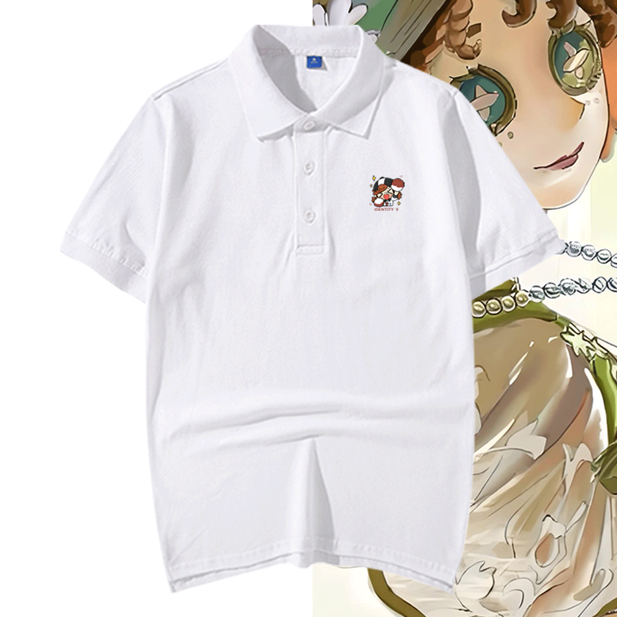 男女夏潮流纯棉百搭半袖POLO衫