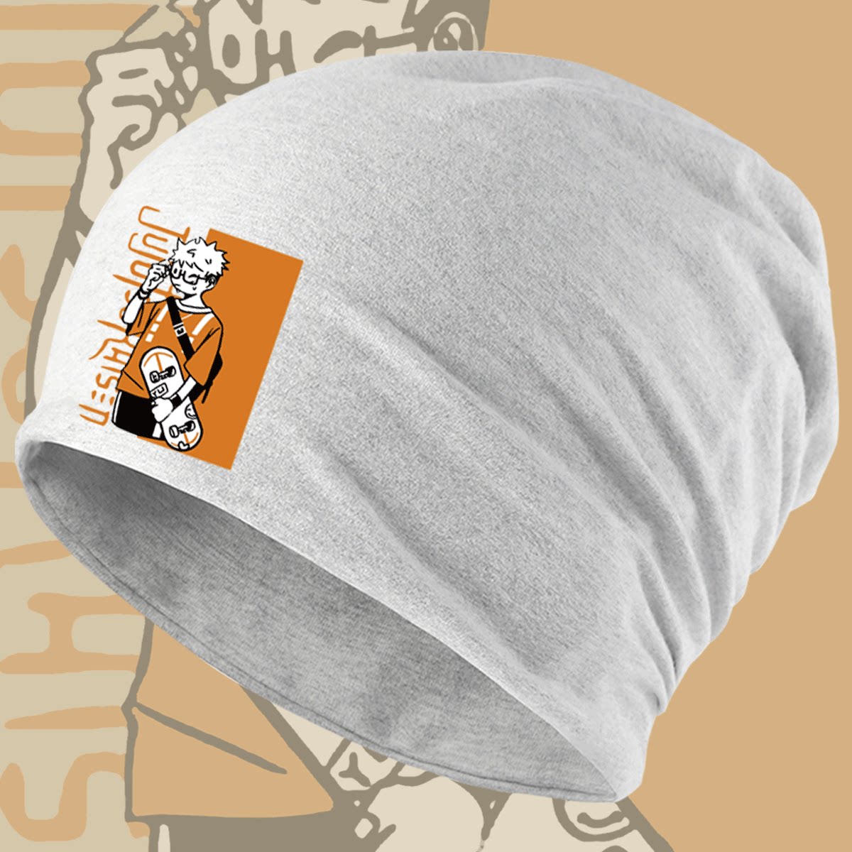 咒术回战五条悟夏油杰虎杖悠仁伏黑惠动漫周边男秋冬头巾帽包头帽