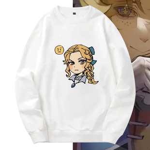 第五人格游戏联名求生者小说家记者调酒师杂技演员男定制圆领卫衣