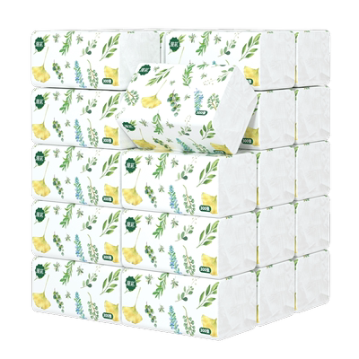 漫花13000张共10提抽纸悬挂式