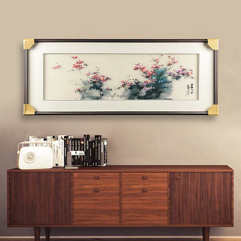 纯手工刺绣挂画苏绣成品客厅刺绣画餐厅书房卧室陈志才花鸟装饰画