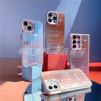 RJINHIT orange blood手机壳适用iphone14 15promax 13 苹果11 x xr 15plus 12pro 定制 EN-李羲承梁祯元