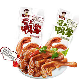 大旺泡鸭爪30g爱上鸭掌福建龙岩永定土楼香辣零食卤鸭掌休闲零食