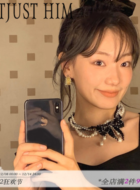 花筏《加甜金酒》重工珍珠项链