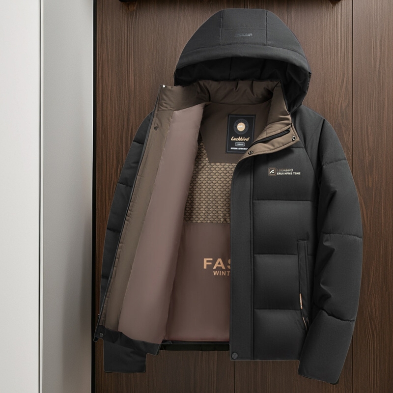 男生外套男秋冬款加厚面包服棉袄