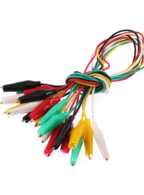 双头带线鳄鱼夹 测试线 维修链接线 总长46CM SUNLEPHANT