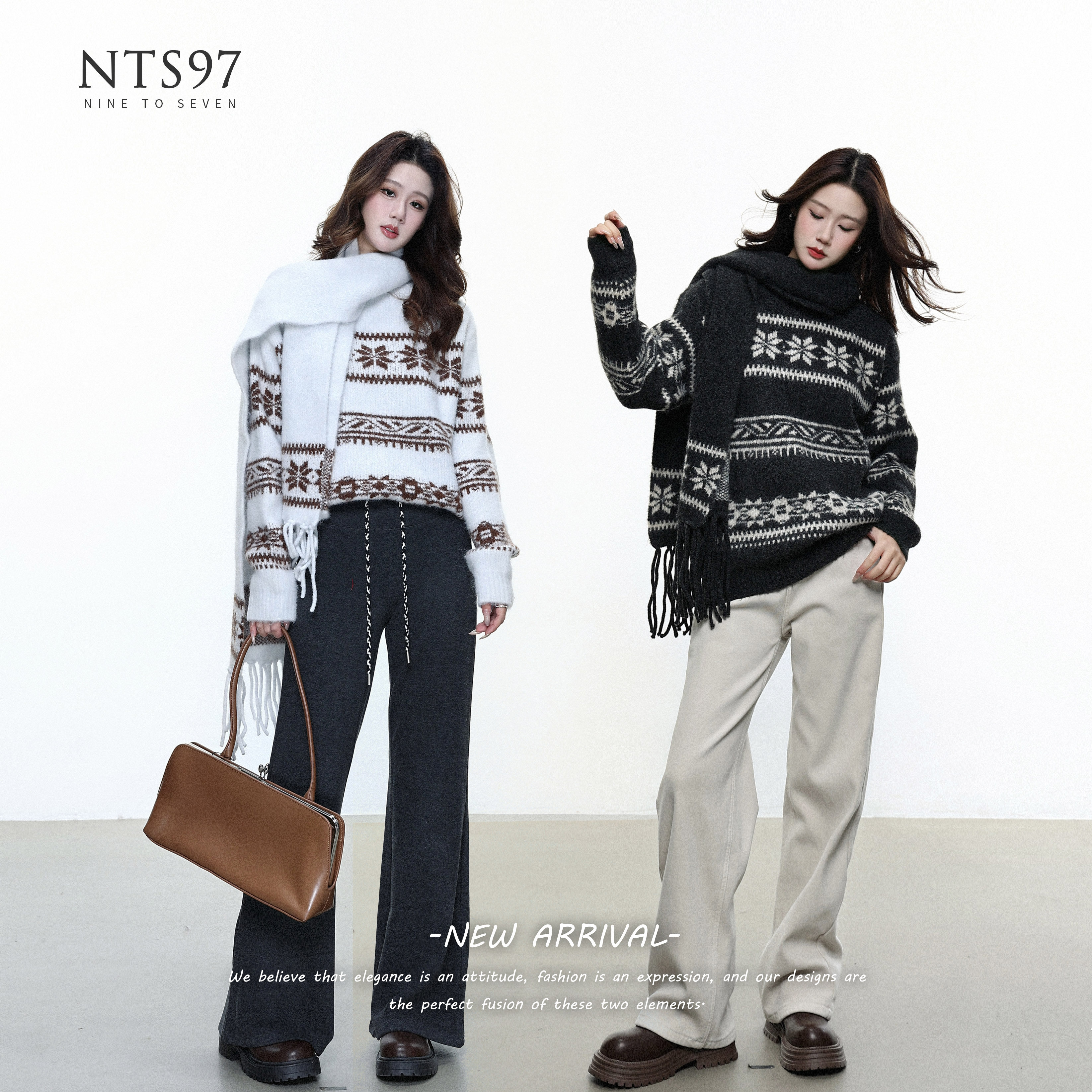 NTS97 围巾毛衣/糯米裤合集,女装/女士精品,时尚套装,淘宝优惠券,粉丝福利购,淘宝优惠卷