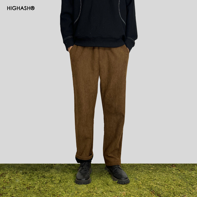 HIGHASH加绒灯芯绒长裤