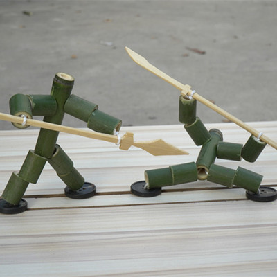 竹节人双人pk对战亲子互动