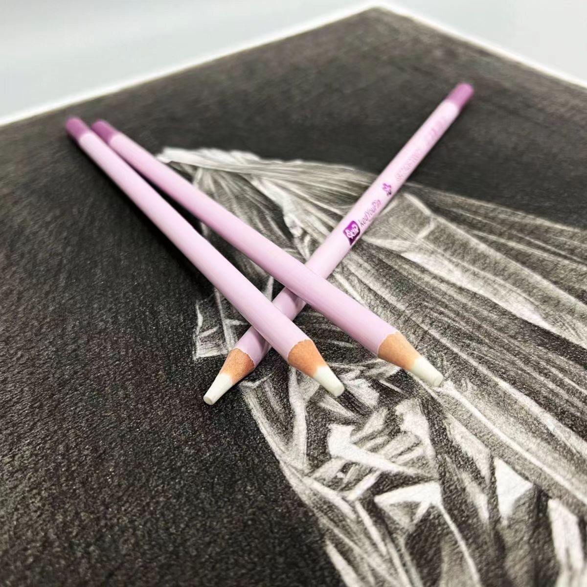 卡德艺路KAD卡德优品樱花粉色系橡皮笔绘画擦白净美术专用橡皮笔图片