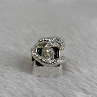 纯银925骷髅键帽个性化键帽金属键帽定制客制化机械键盘帽单个