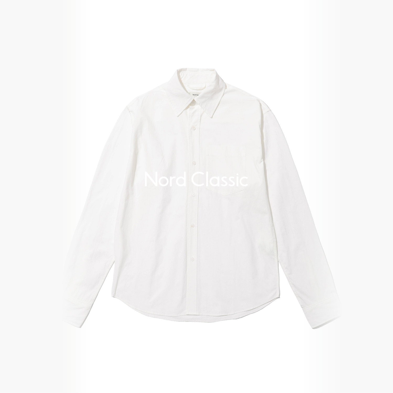 Nord Classic「纯色衬衫」25秋冬复古休闲宽松纯色衬衫上衣外套男