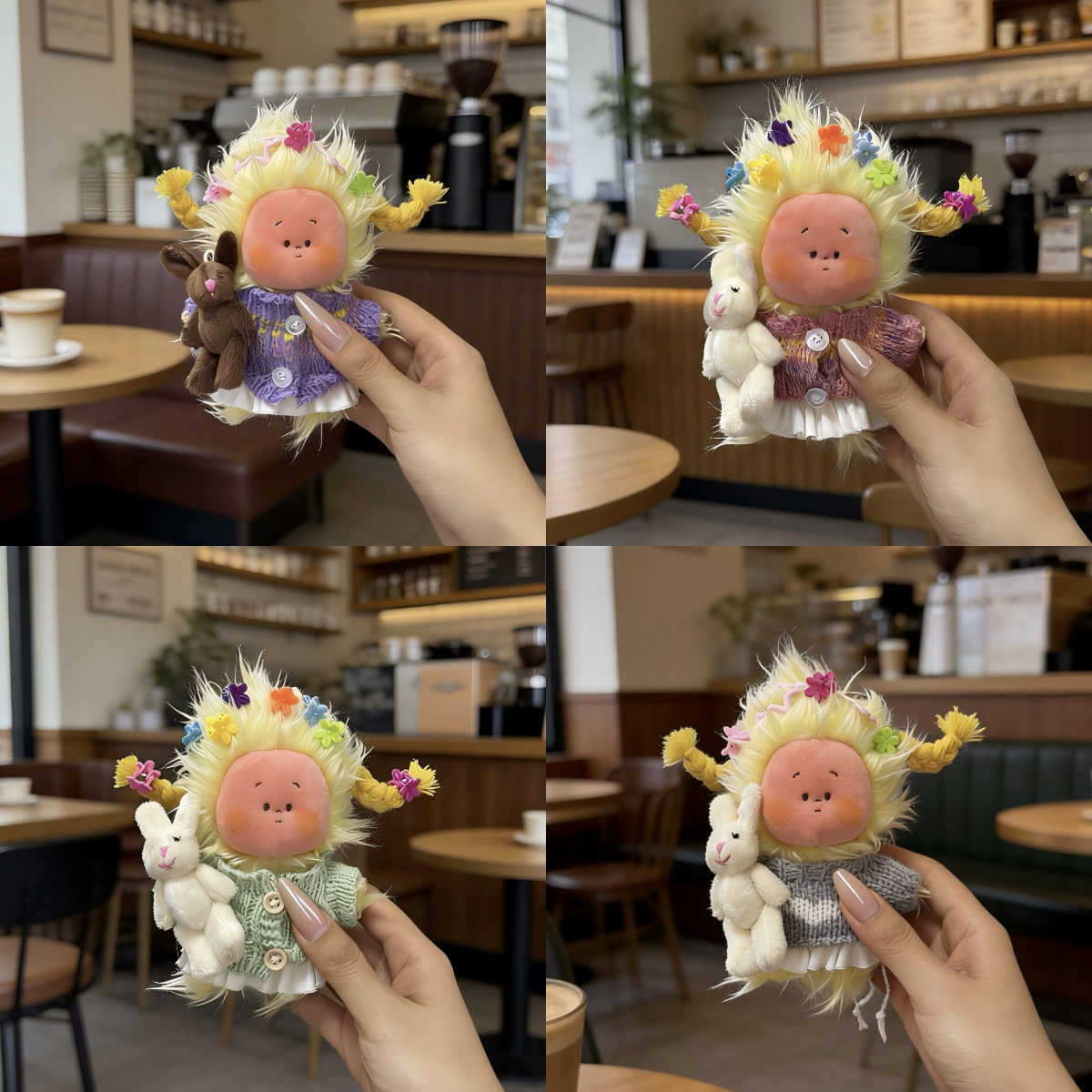 星星人娃衣大风中凌乱毛绒挂件衣服配饰假发辫子发夹可爱毛衣套装,模玩/动漫/周边/娃圈三坑/桌游,潮玩娃衣,淘宝优惠券,粉丝福利购,淘宝优惠卷