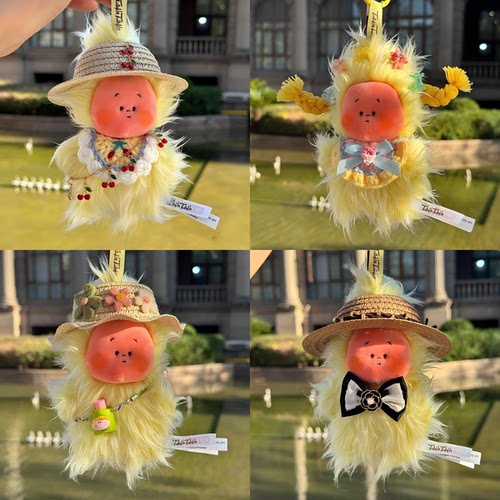 三代星星人娃衣好梦气象局系列大风中凌乱毛绒挂件衣服发夹假发辫