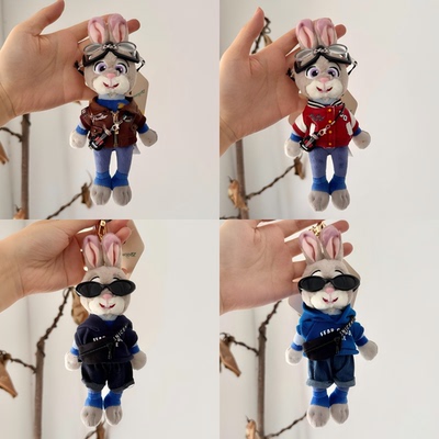 仅售衣服疯狂动物城毛绒包挂件朱迪娃衣17.5cm玩偶迪士尼尼克着替