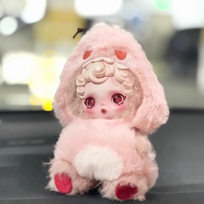 三代sp不眠剧场娃衣skullpanda抱抱幽灵粉色小恐龙发霉小蛋糕衣服