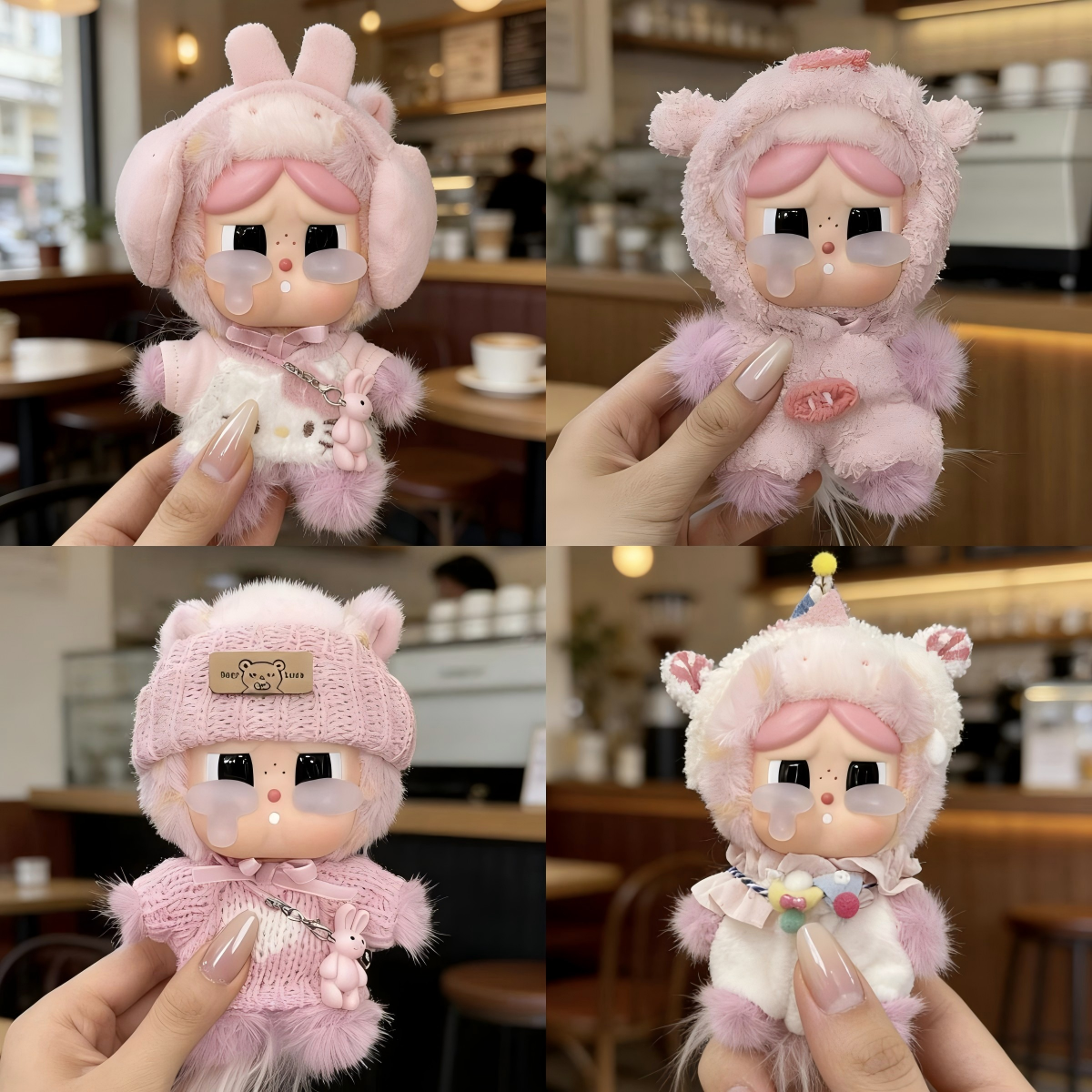 马力全开娃衣哭娃幸福马娃衣服crybaby15cm毛绒挂件可爱粉替换装,模玩/动漫/周边/娃圈三坑/桌游,潮玩娃衣,淘宝优惠券,粉丝福利购,淘宝优惠卷