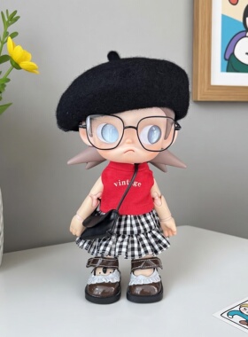 zsiga娃衣BJD1/8分20cm可动人偶molly嘎姐春装贝雷帽裙鞋裙子套装