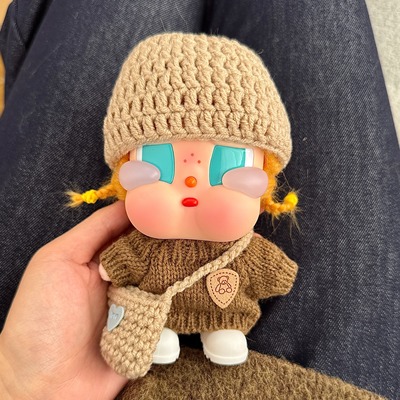 crybaby哭娃娃衣Vacation度假咕噜咕噜衣服新年棕毛衣帽子套装