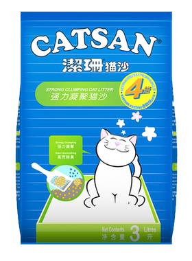 洁珊膨润土猫砂除臭吸水快速结团