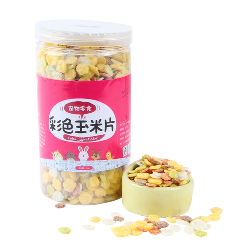 兴兴文品牌杂粮片彩色玉米片 仓鼠 兔兔 龙猫 天竺鼠零食250g0083