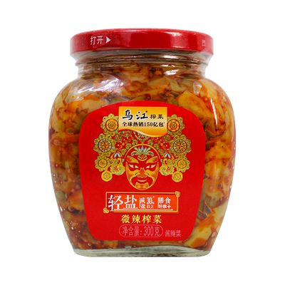 乌江300g微辣榨菜丝红油