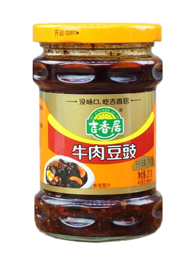 吉香居牛肉280g瓶装四川豆豉酱
