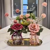 栀子花香薰家用客厅卧室卫生间去异味香氛摆件持久留香高颜值大瓶