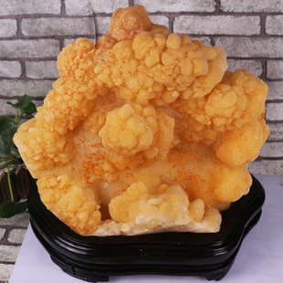 天然钟乳石方解石结晶石原石水晶客厅博古架办公室样板房奇石摆件