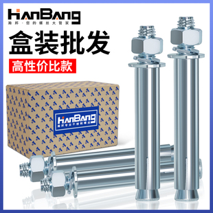 金属膨胀螺丝大全铁镀锌拉爆螺栓加长外膨胀M6M8M10M12M14M16M18M