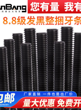 8.8级高强度一米牙条全螺纹通丝丝杆螺杆M6M8M10M12M14M16M18M20M