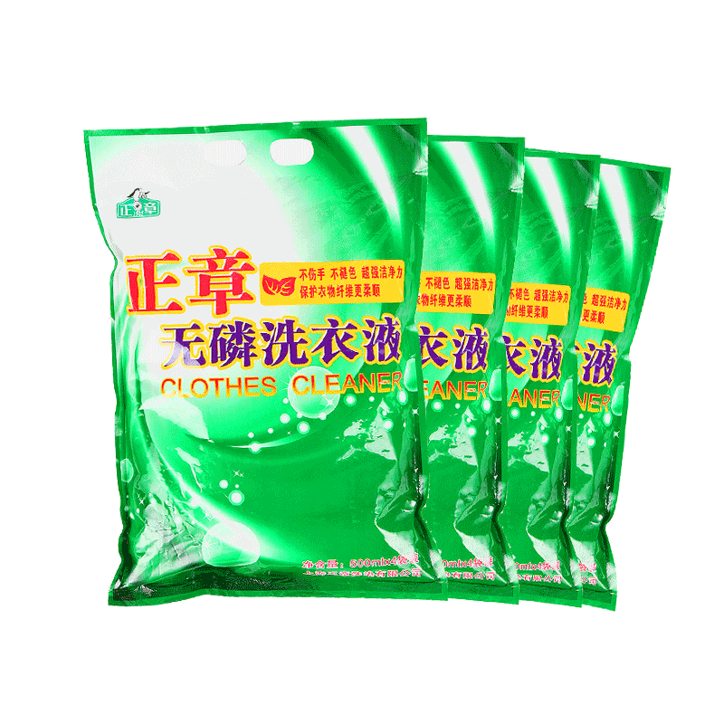正章无磷洗衣液共2kg柔顺洁净