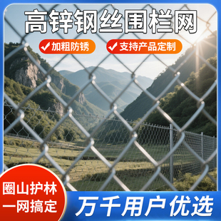 不生锈的铁丝网格镀锌钢丝网围栏菜园护栏网家用养鸡防护养殖铁网