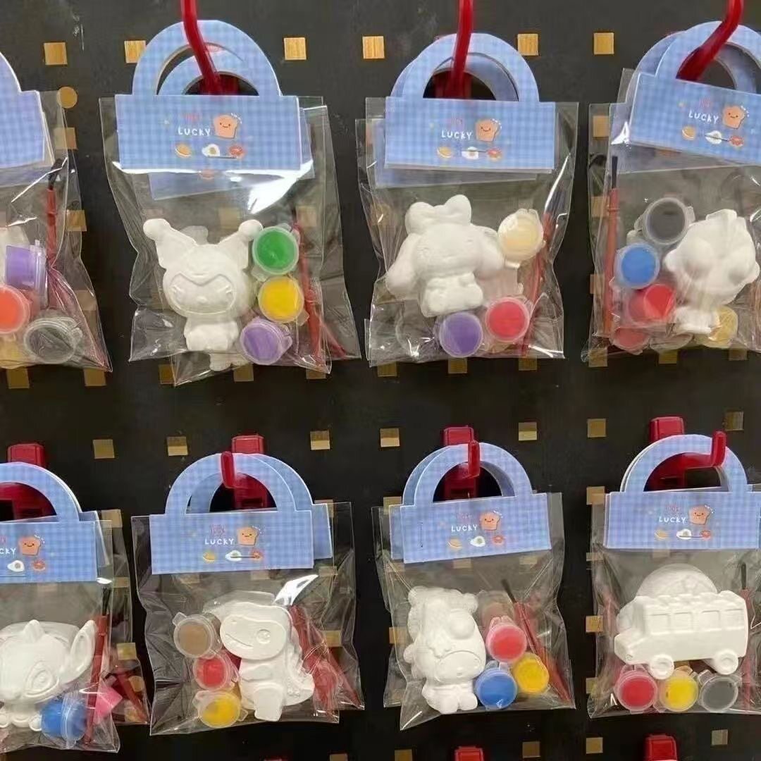 儿童DIY石膏娃娃手工涂鸦画画地推玩具幼儿园班级小礼品开学礼物