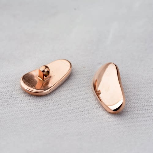 理想镜侣眼镜鼻托纯钛玫瑰金