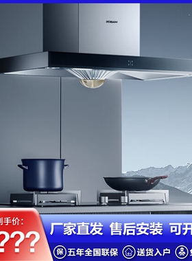 老板65X8H+30B0油烟机燃气灶套装家用大吸力欧式两件套65A9H