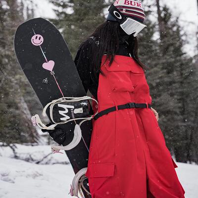 Chillbeats单板滑雪裤女款专业滑雪裤子男款宽松儿童大口袋工装裤