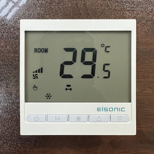 正品亿林AC818C1中央空调温控器风机控制面板Elsonic循环定时自启