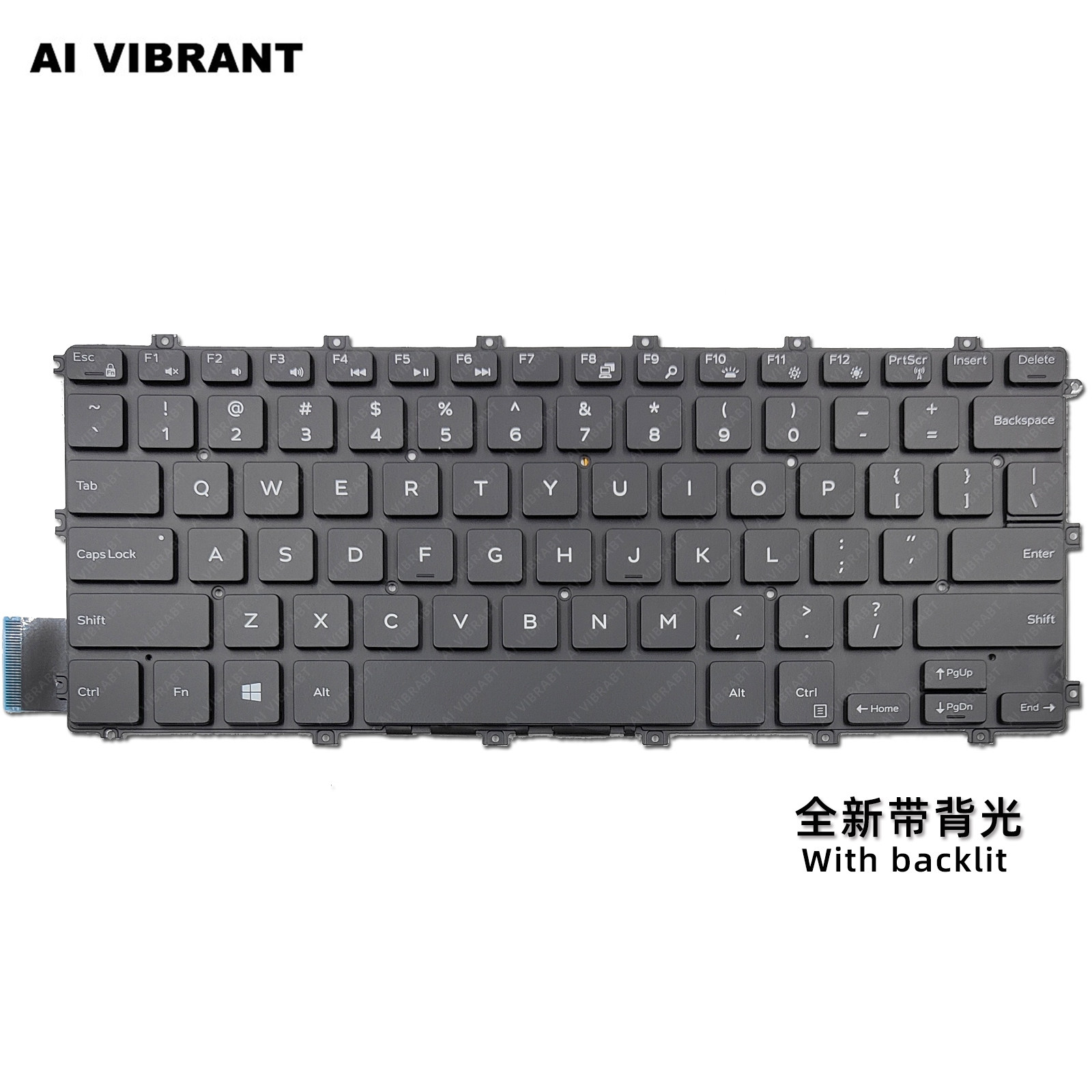 适用戴尔dell inspiron 5480 5488 5485 5580 5585 7586 7380键盘