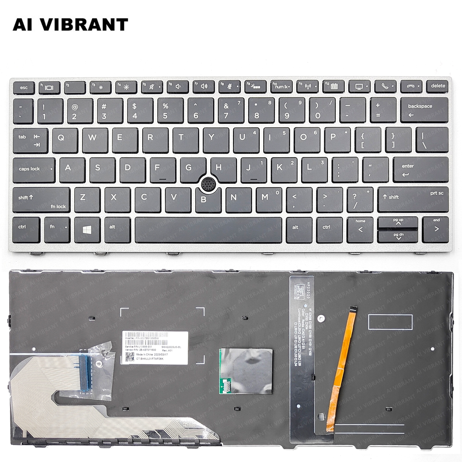 适用惠普HP EliteBook 830 G5 836 G5 730 G5 735 G5 735 G6键盘